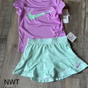 Nike Kids' Purple and Mint Green Outfit